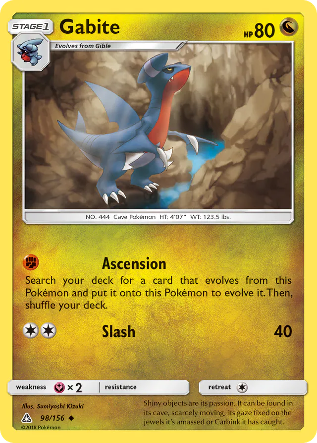 Gabite, Ultra Prism 98/156, uncommon