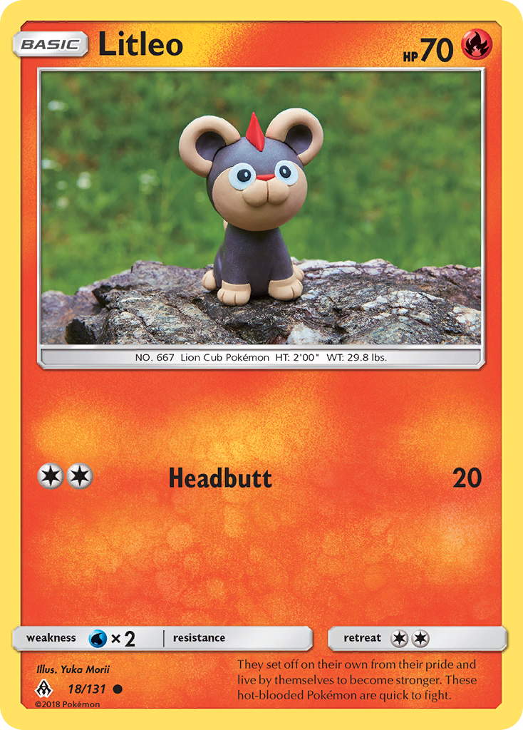 Litleo, Forbidden Light 18/131, common