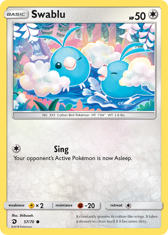 Swablu, Dragon Majesty 57/70, common