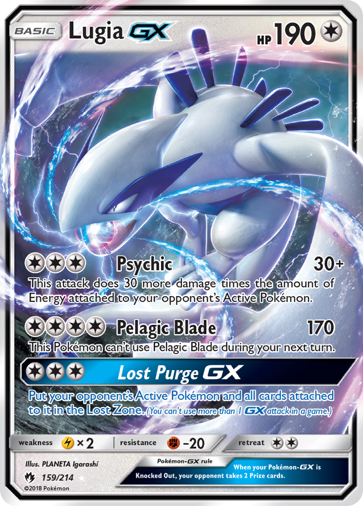 Lugia-GX, Lost Thunder 159/214, ultra-rare