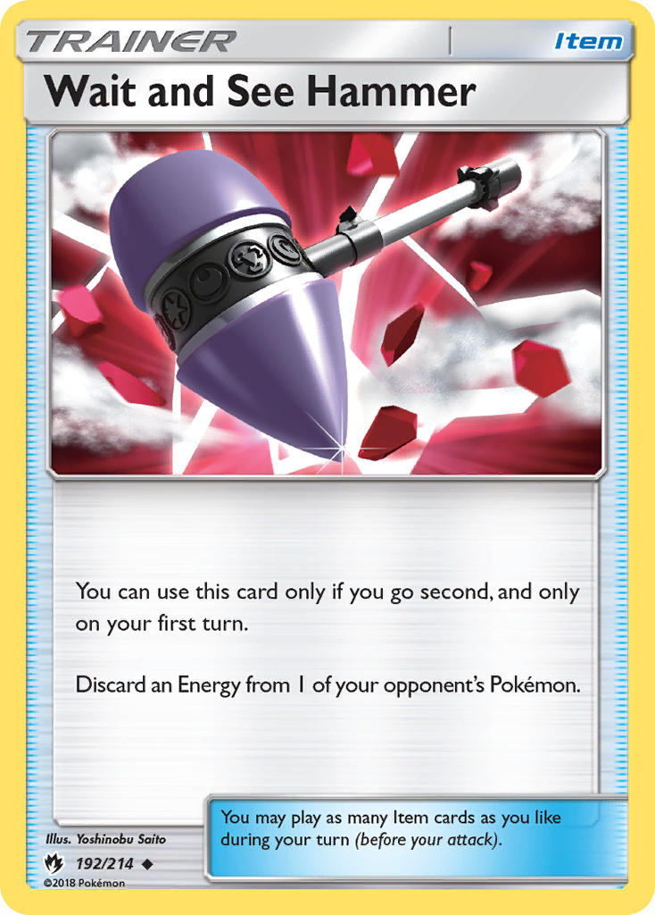 Wait and See Hammer, Lost Thunder 192/214, uncommon