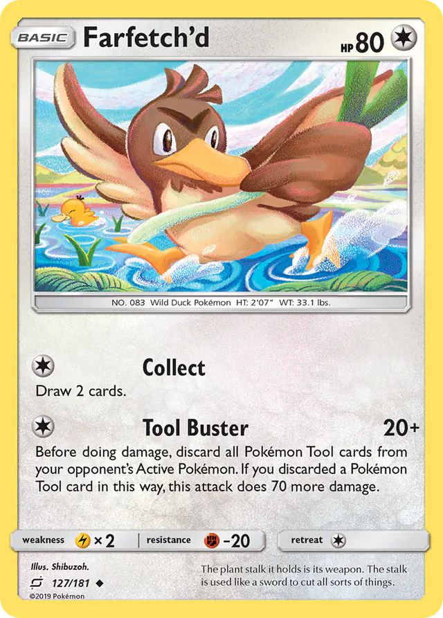 Farfetch'd, Team Up 127/181, uncommon