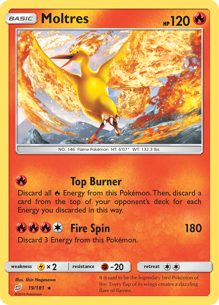 Moltres, Team Up 19/181, holo-rare