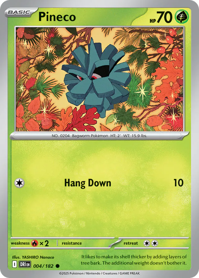 Pineco, Destined Rivals 004/182, common