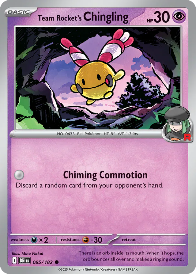Team Rocket's Chingling, Destined Rivals 085/182, common