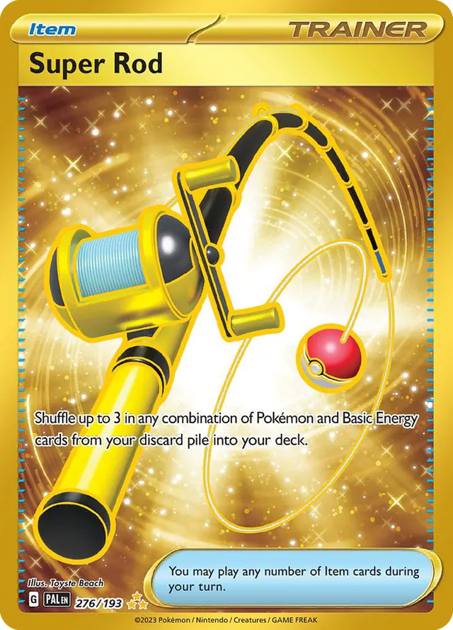 Super Rod, Paldea Evolved 276/193, secret-rare