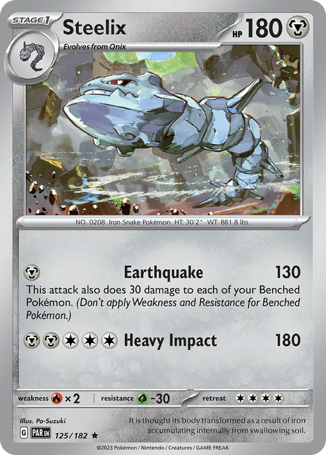Steelix, Paradox Rift 125/182, rare