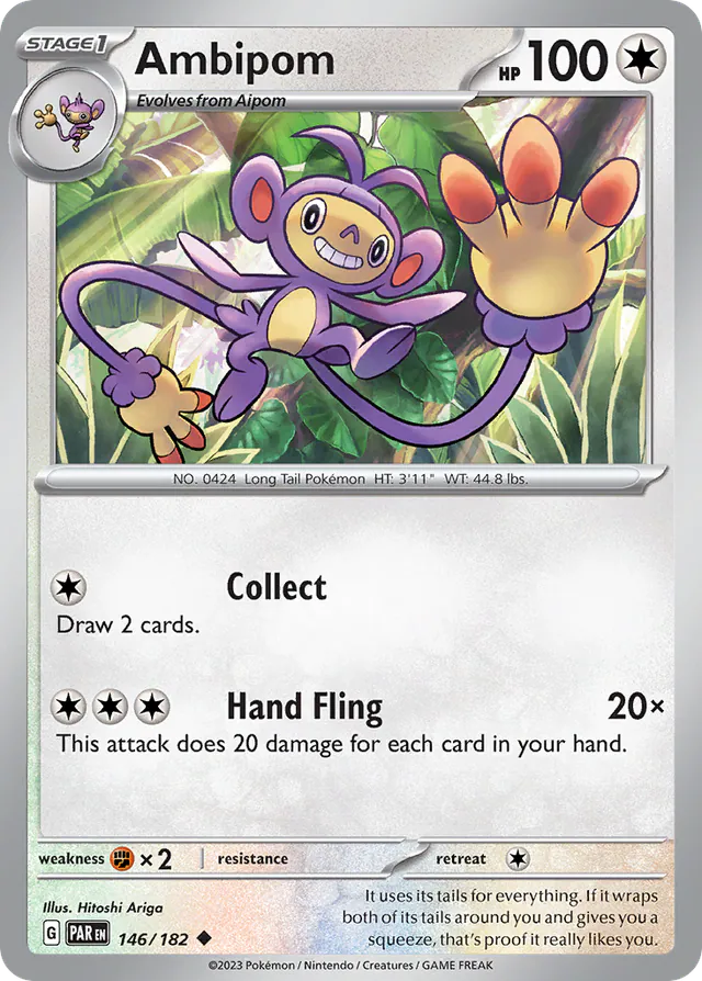 Ambipom, Paradox Rift 146/182, uncommon