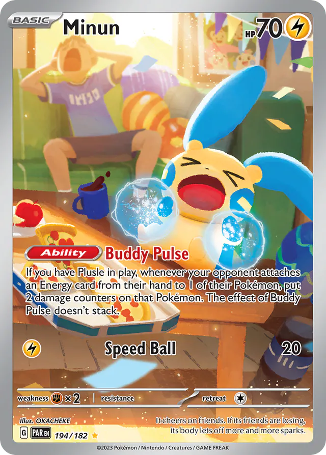 Minun, Paradox Rift 194/182, ultra-rare