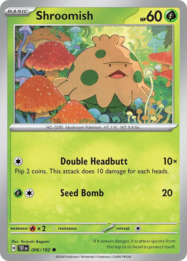Shroomish, Temporal Forces 006/162, common