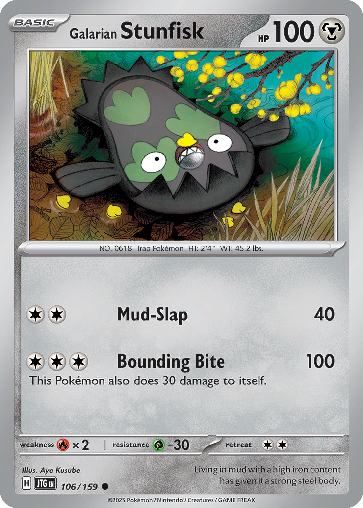 Galarian Stunfisk, Journey Together 106/159, common