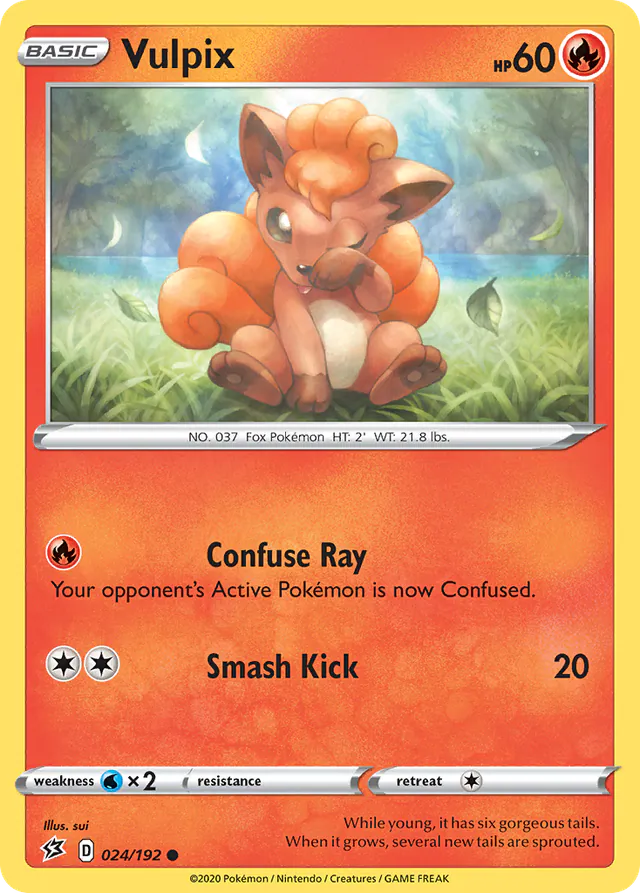 Vulpix, Rebel Clash 024/192, common