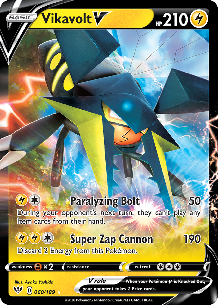 Vikavolt V, Darkness Ablaze 060/189, ultra-rare