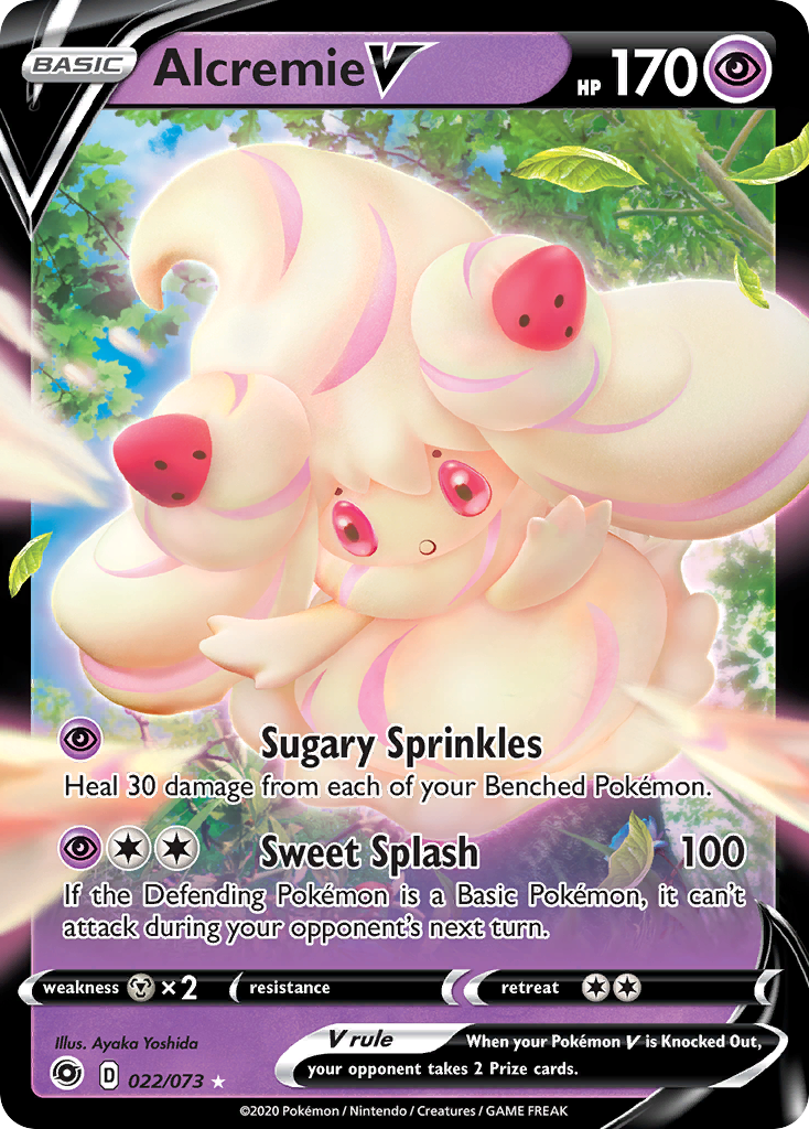 Alcremie V, Champion's Path 22/73, ultra-rare