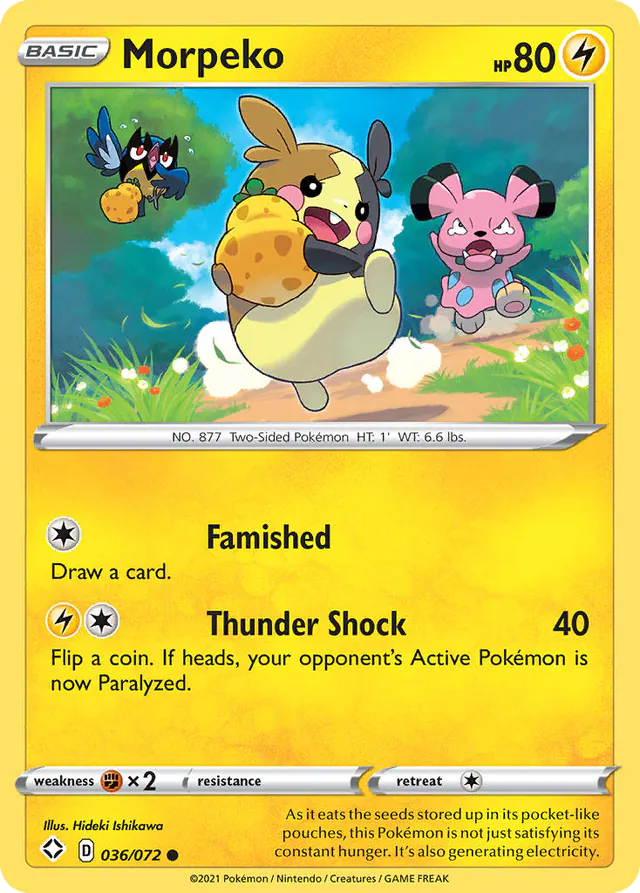 Morpeko, Shining Fates 36/72, common
