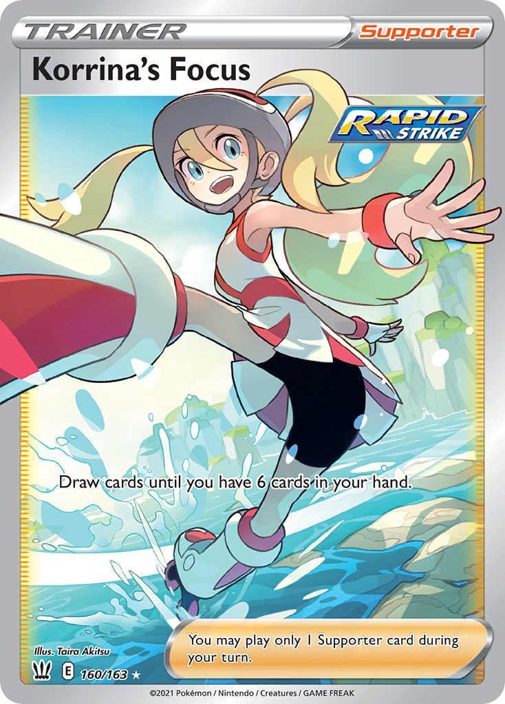 Korrina's Focus, Battle Styles 160/163, ultra-rare