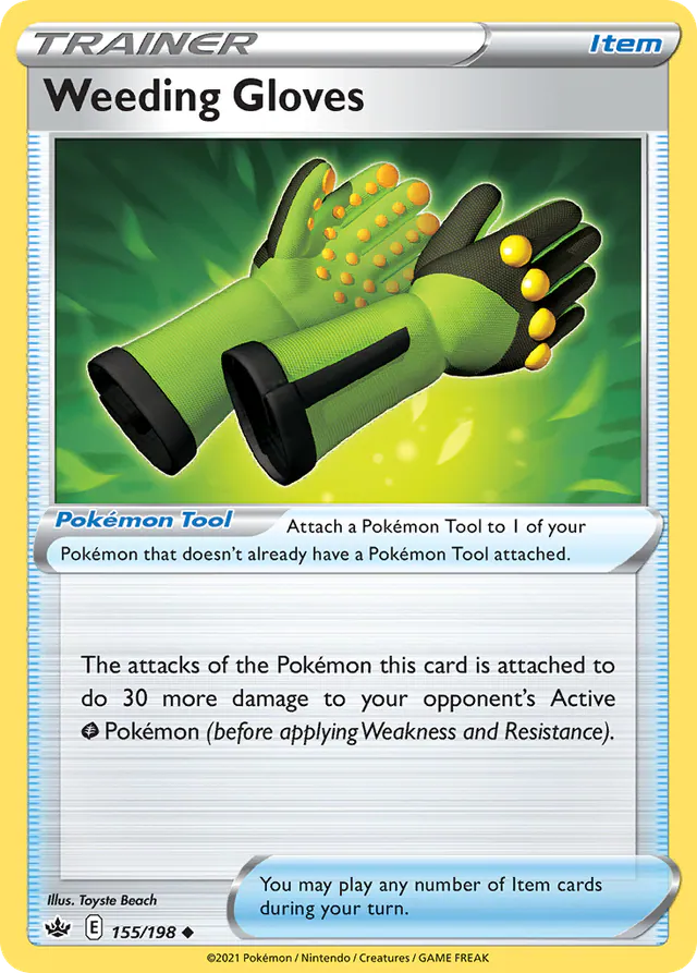 Weeding Gloves, Chilling Reign 155/198, uncommon
