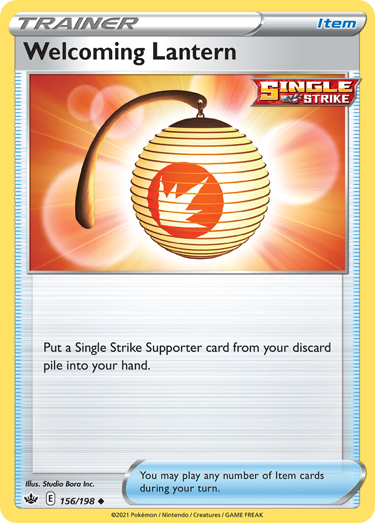 Welcoming Lantern, Chilling Reign 156/198, uncommon