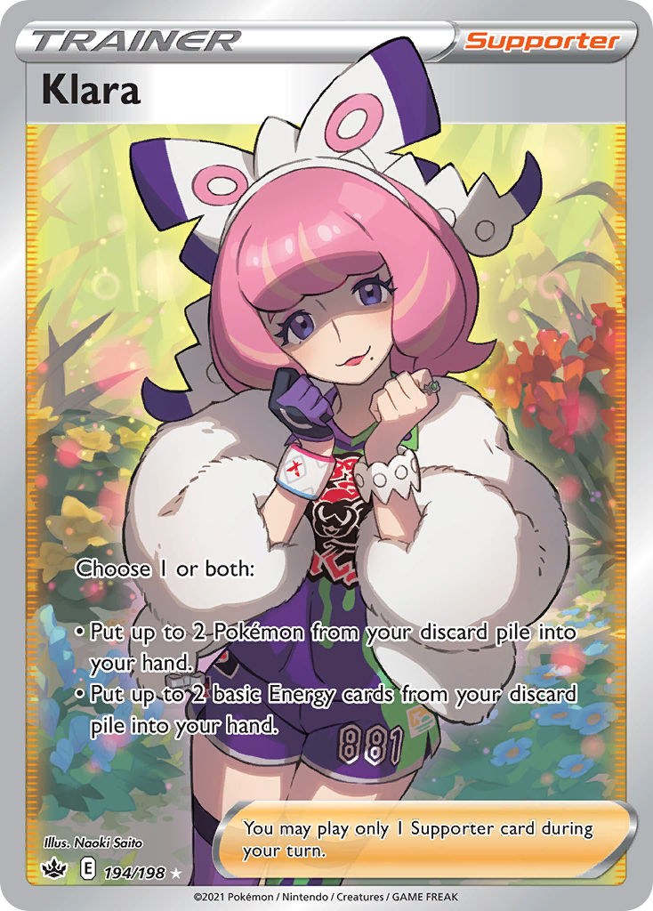 Klara, Chilling Reign 194/198, ultra-rare