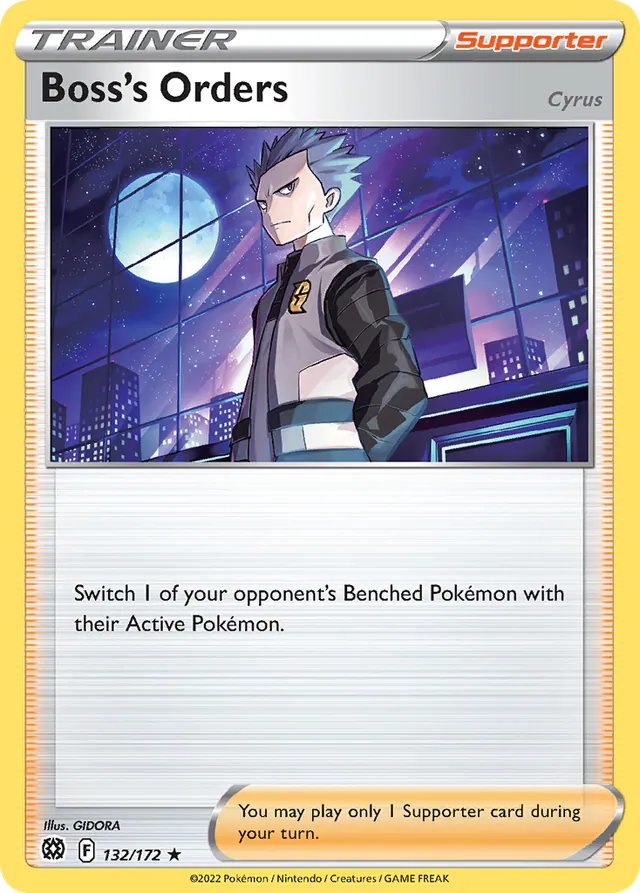 Boss's Orders, Brilliant Stars 132/172, holo-rare