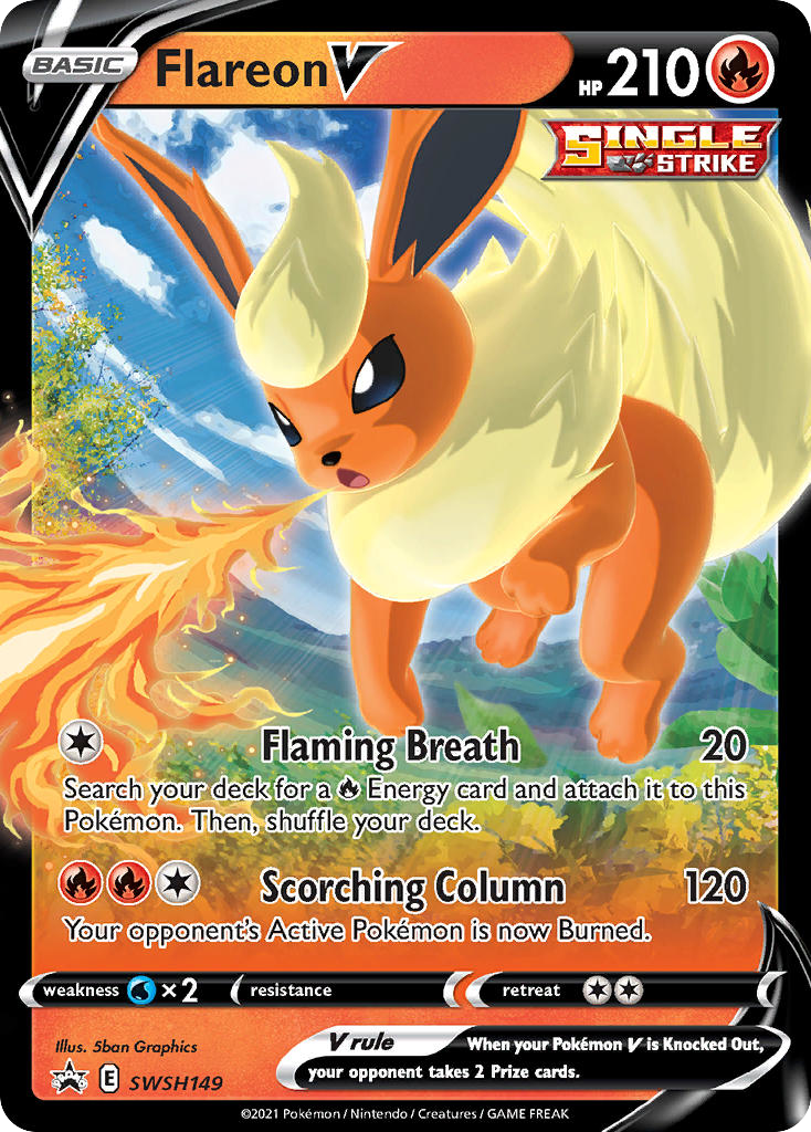 Flareon V, SWSH Black Star Promos SWSH149/307, promo