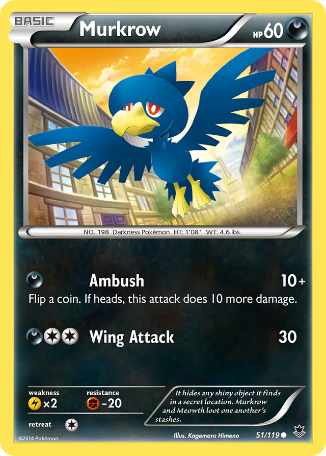 Murkrow, Phantom Forces 51/119, common