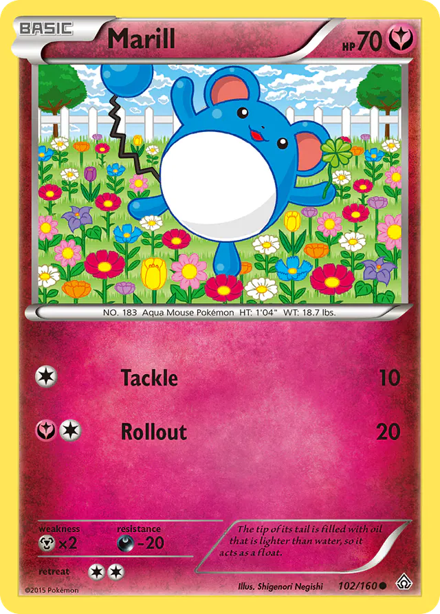 Marill, Primal Clash 102/160, common