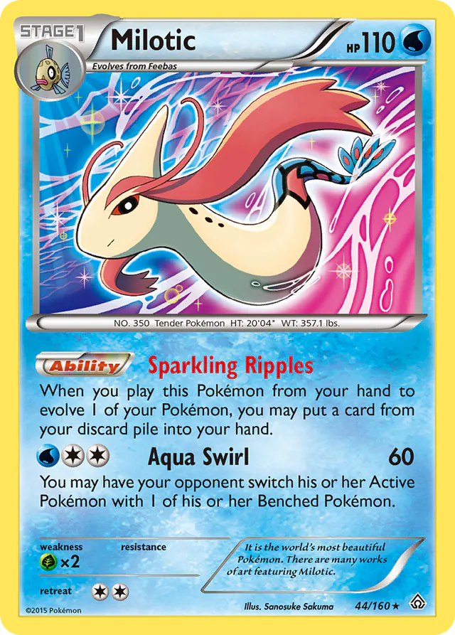 Milotic, Primal Clash 44/160, holo-rare