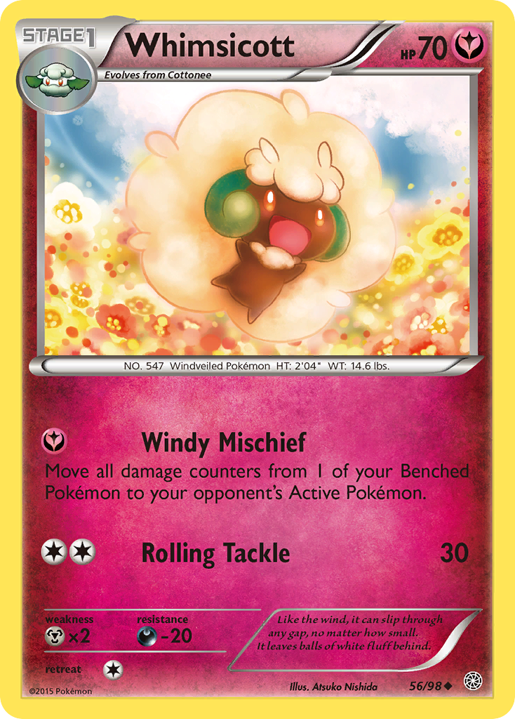 Whimsicott, Ancient Origins 56/98, uncommon