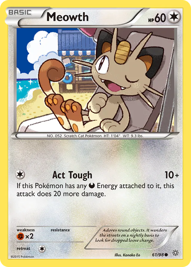 Meowth, Ancient Origins 61/98, common