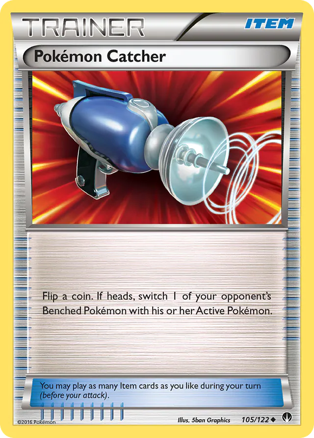 Pokémon Catcher, BREAKpoint 105/122, uncommon