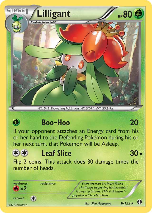 Lilligant, BREAKpoint 8/122, rare