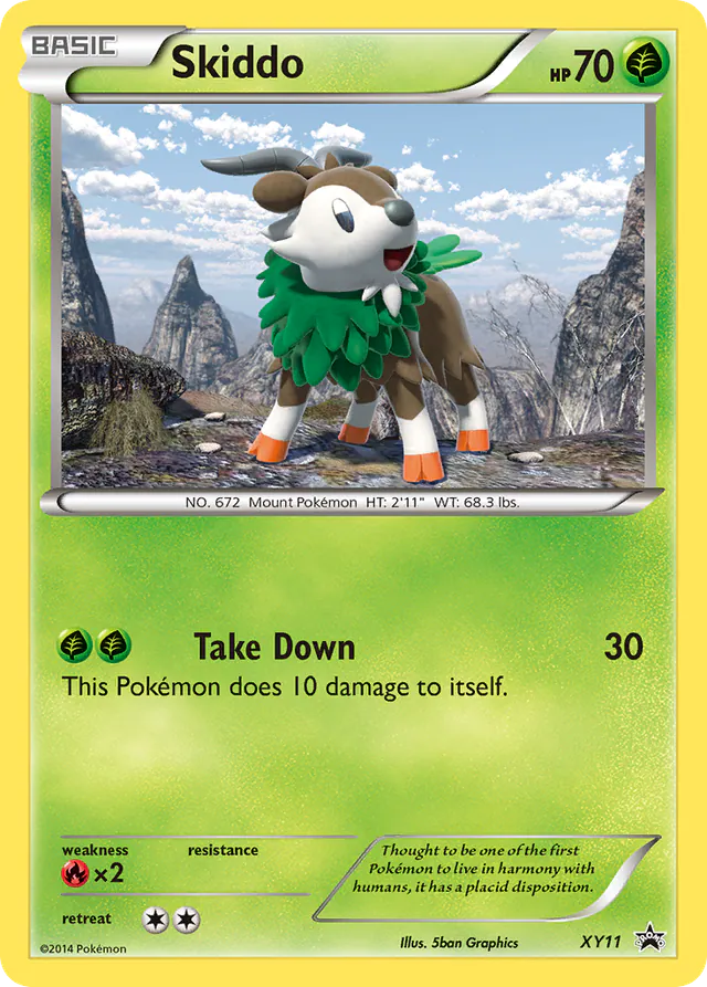 Skiddo, XY Black Star Promos XY11/211, promo