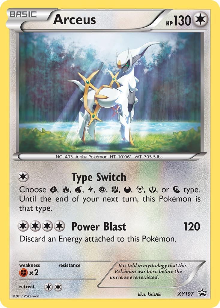 Arceus, XY Black Star Promos XY197/211, promo