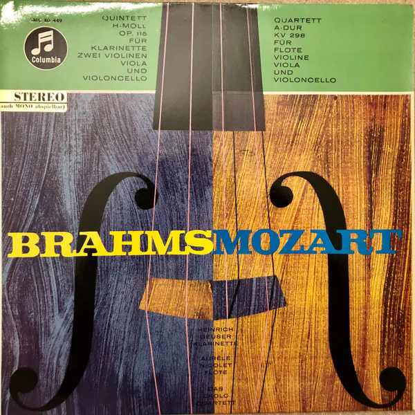 Quintet In B Minor Op.115 For Clarinet And String Quartet - Quartet In A Major KVZ 298 For Flute, Violin, Viola And Violoncello, Johannes Brahms, Wolfgang Amadeus Mozart, Drolc-Quartett