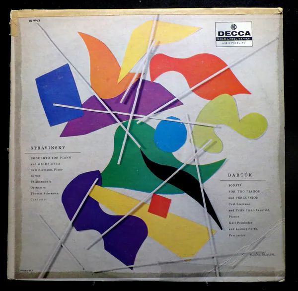 Concerto For Piano And Winds (1924) / Sonata For Two Pianos And Percussion, Igor Stravinsky, Béla Bartók, Carl Seemann, Berliner Philharmoniker, Thomas Scherman, Edith Picht-Axenfeld, Karl Peinkofer, Ludwig Porth