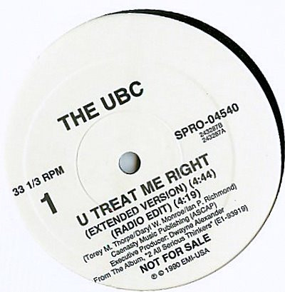 U Treat Me Right / UB Style, The UBC