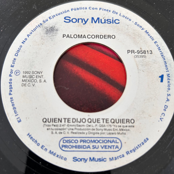 Quien Te Dijo Que Te Quiero, Paloma Cordero