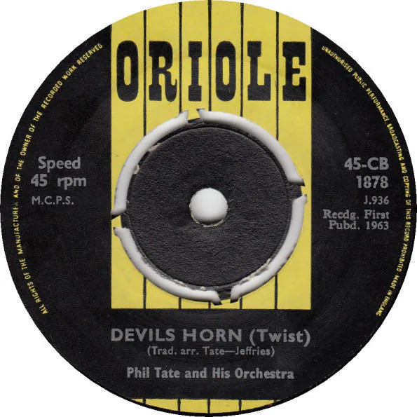 Devils Horn (Twist) / Hitch-Hike (Shake-Twist), Phil Tate And His Orchestra