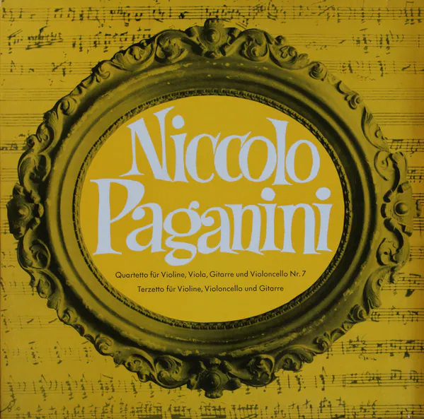 Quartetto Für Violine, Viola, Gitarre Und Violoncello, Nr. 7 / Terzetto Für Violine, Violoncello Und Gitarre, Niccolò Paganini, Westdeutsche Kammervirtuosen