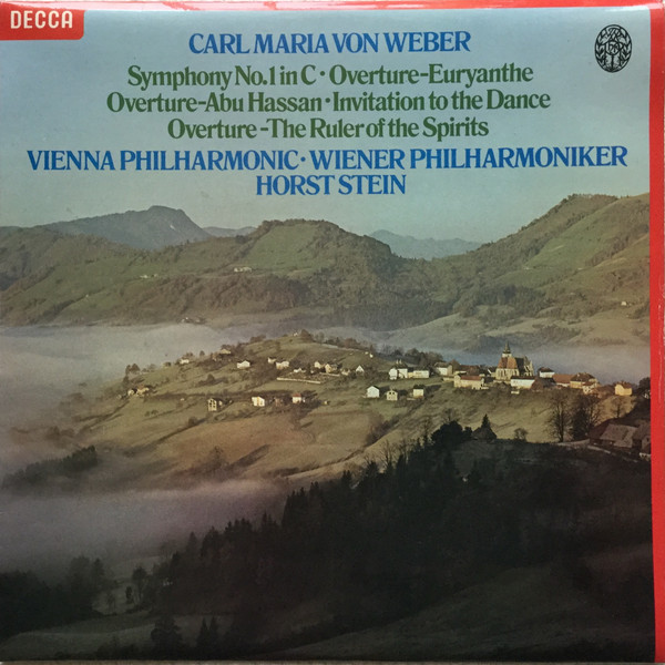 Symphonie No.1 In C, Overture-Euryanthe, Overture-Abu Hassan, Invitation To The Dance, Overture-The Ruler Of The Spirits, Carl Maria von Weber, Horst Stein, Wiener Philharmoniker