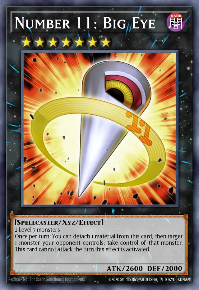 Number 11: Big Eye, Battles of Legend: Chapter 1 BLC1-EN001, secret-rare