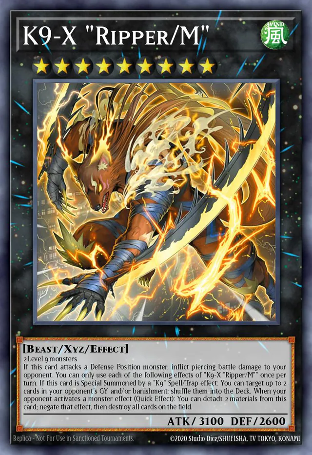 K9-X "Ripper/M", Burst Protocol BPRO-EN043, starlight-rare