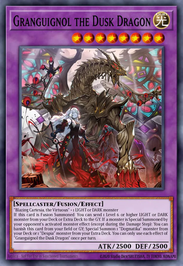 Granguignol the Dusk Dragon, THE CHRONICLES DECK: The Fallen & The Virtuous (All-Foil Edition) CH01-EN050, ultra-rare
