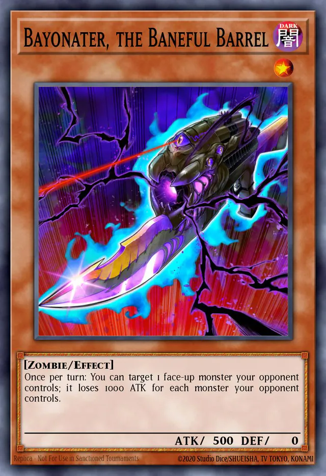 Bayonater, the Baneful Barrel, Chaos Impact CHIM-EN030, common