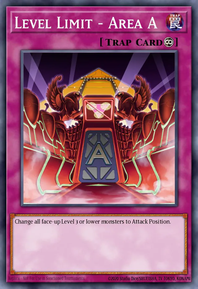 Level Limit - Area A, Dark Revelation Volume 4 DR04-EN120, rare