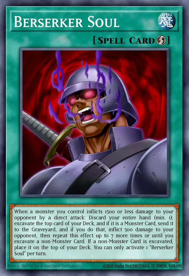 Berserker Soul, Dragons of Legend DRLG-EN007, secret-rare