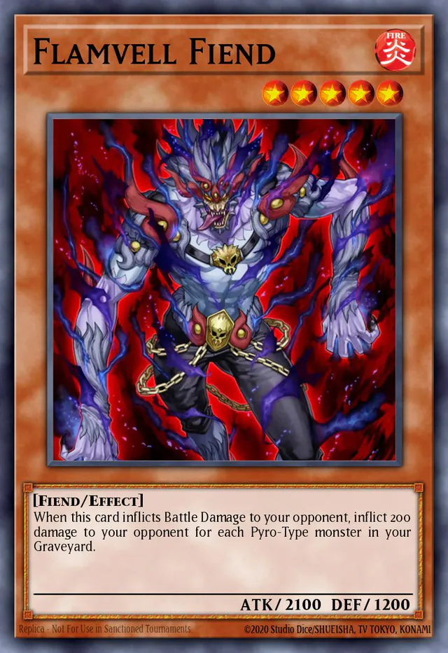 Flamvell Fiend, Duel Terminal 1 DT01-EN072, super-rare