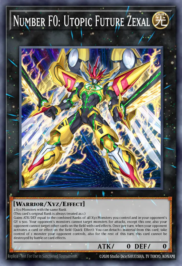 Number F0: Utopic Future Zexal, Duelist's Advance DUAD-EN042, starlight-rare