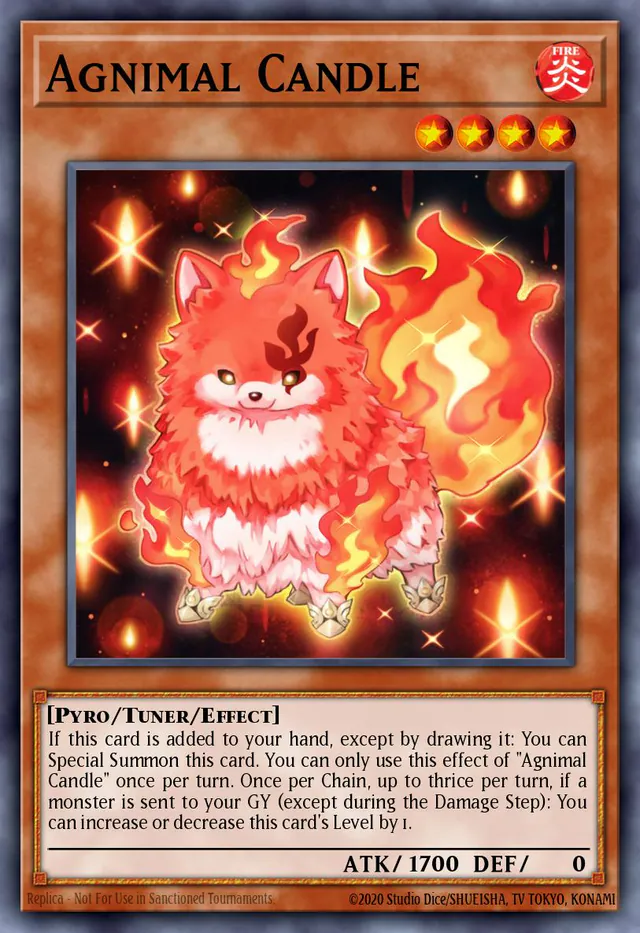 Agnimal Candle, Duelist Nexus DUNE-EN027, common